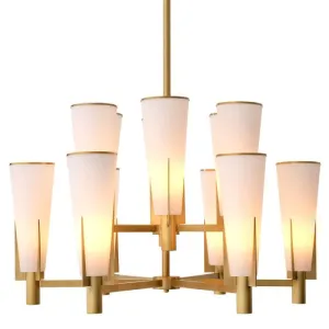 Chandelier Dino Double - Antique Brass Finish