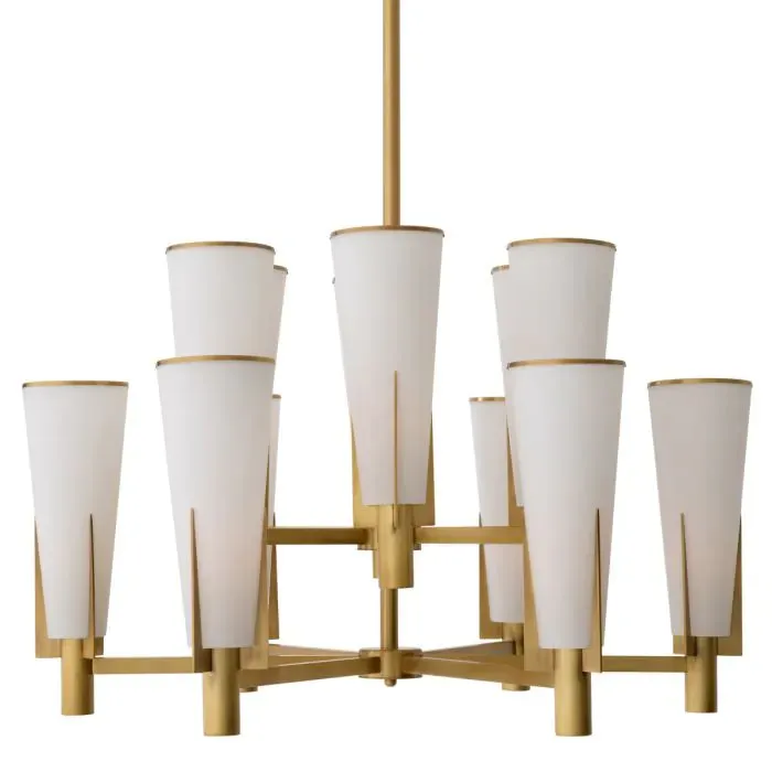 Chandelier Dino Double - Antique Brass Finish
