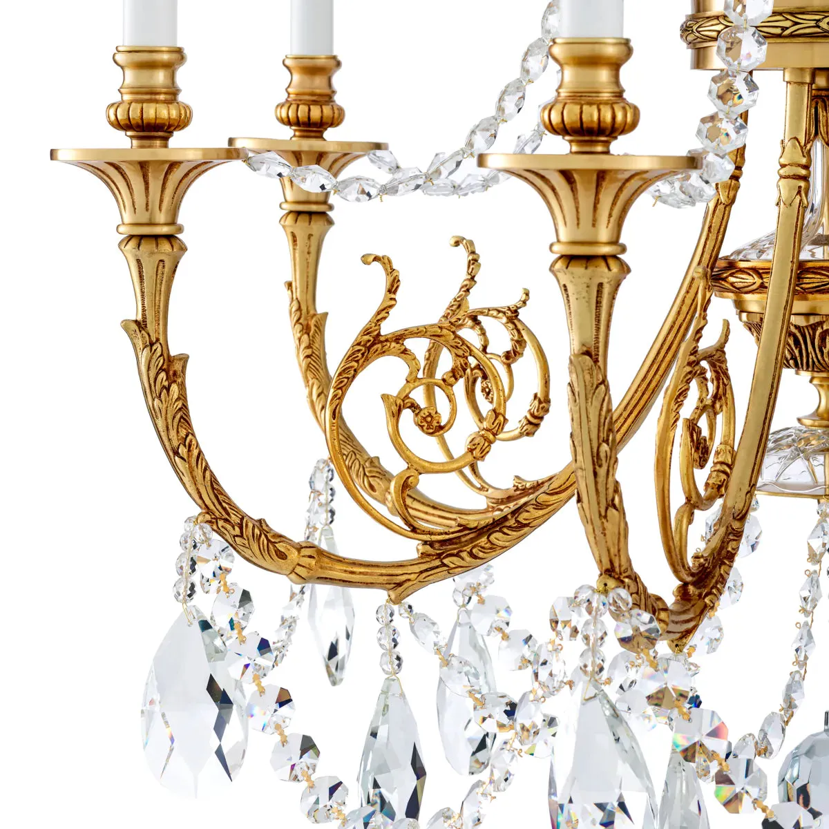 Chandelier Duvaux - Antique Gold Finish