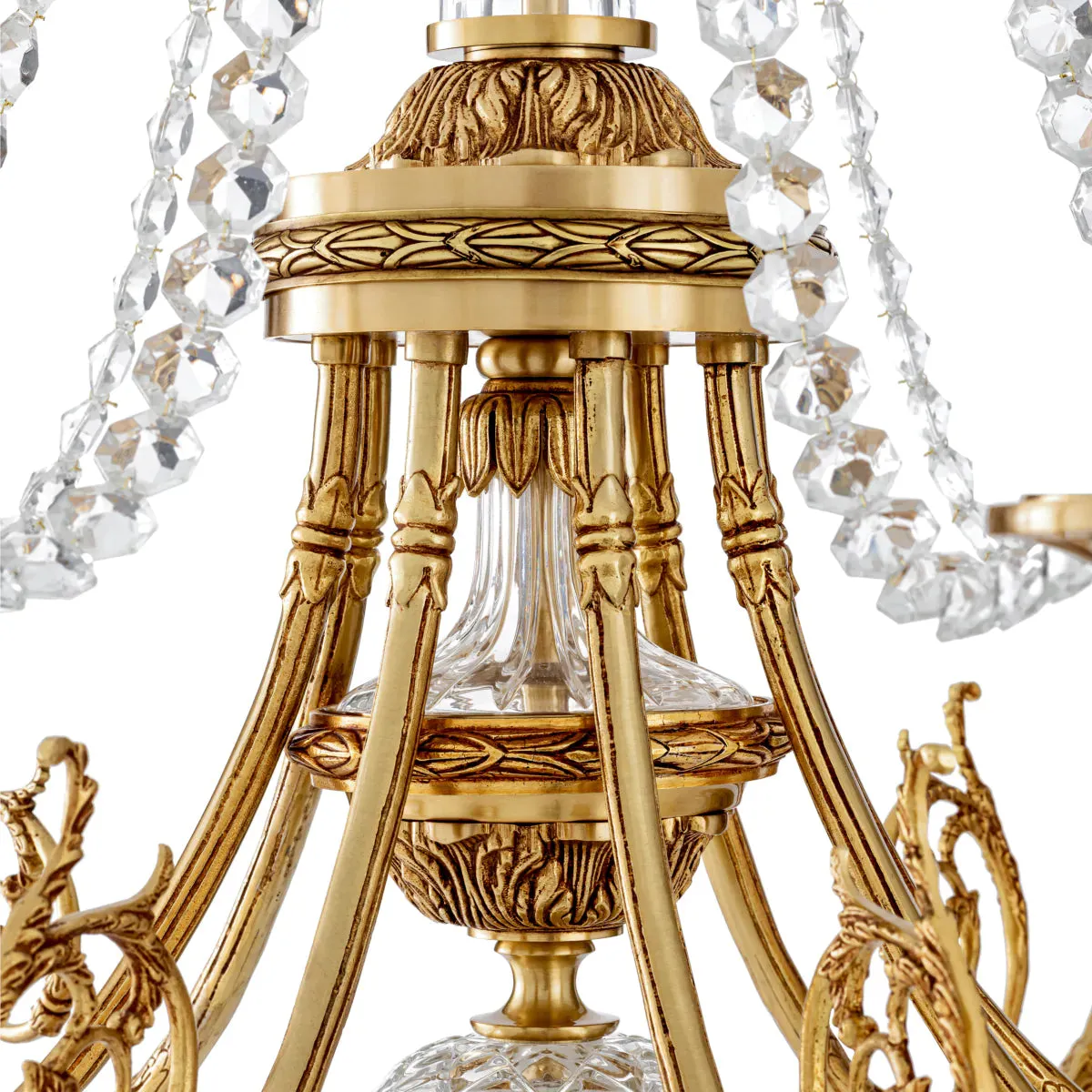 Chandelier Duvaux - Antique Gold Finish