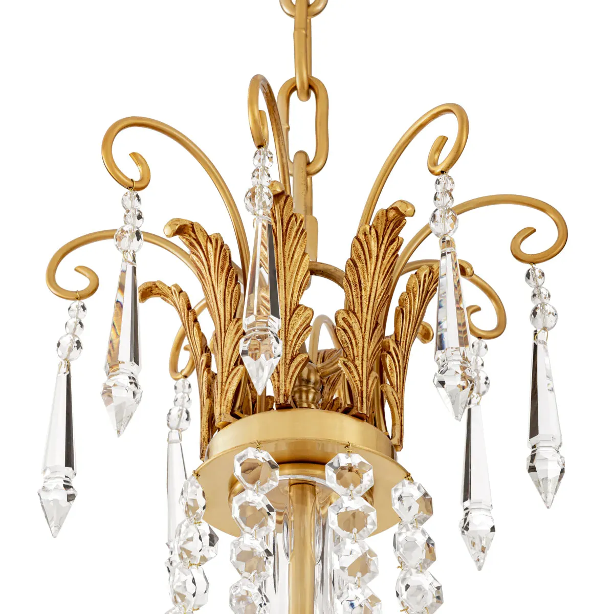 Chandelier Duvaux - Antique Gold Finish