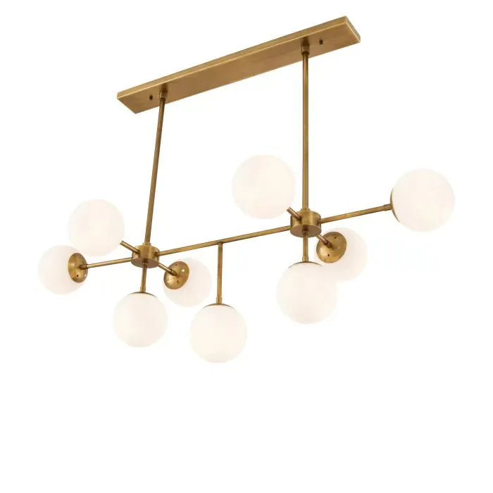 Chandelier Lux - Antique Brass Finish