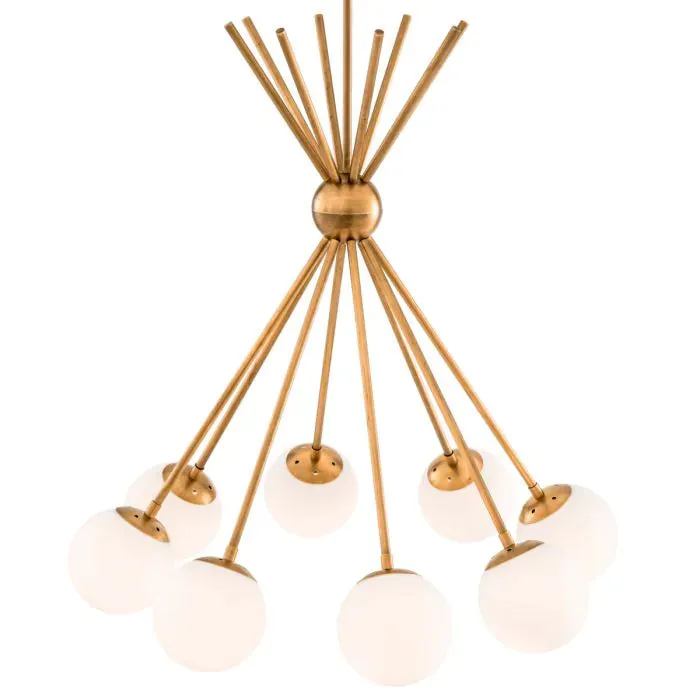 Chandelier Luxor - Antique Brass Finish
