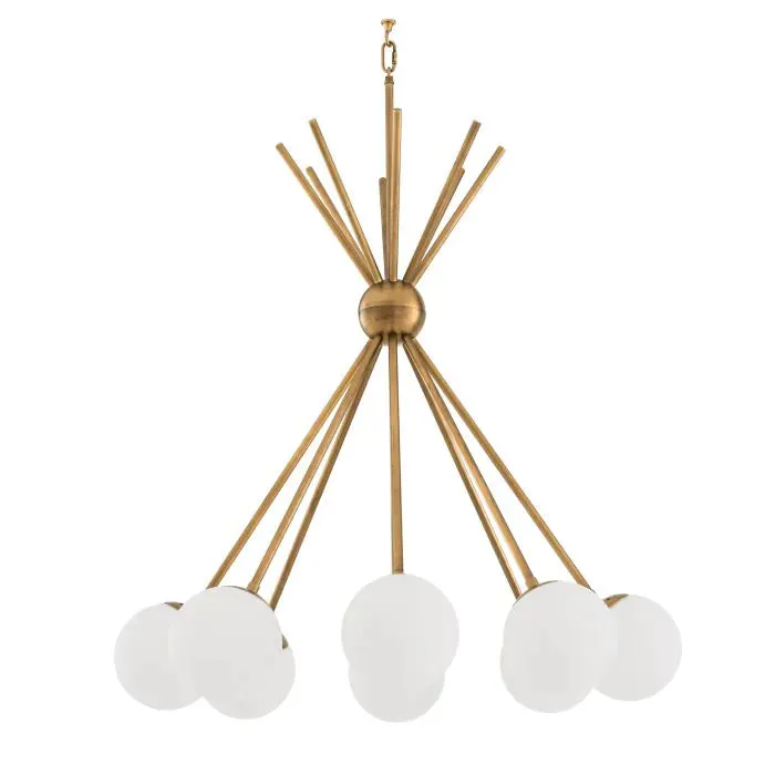 Chandelier Luxor - Antique Brass Finish