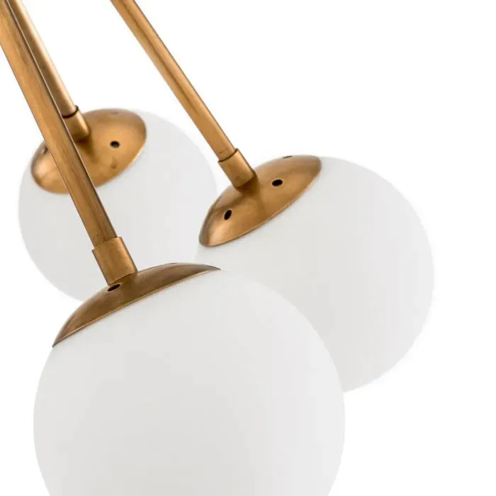 Chandelier Luxor - Antique Brass Finish