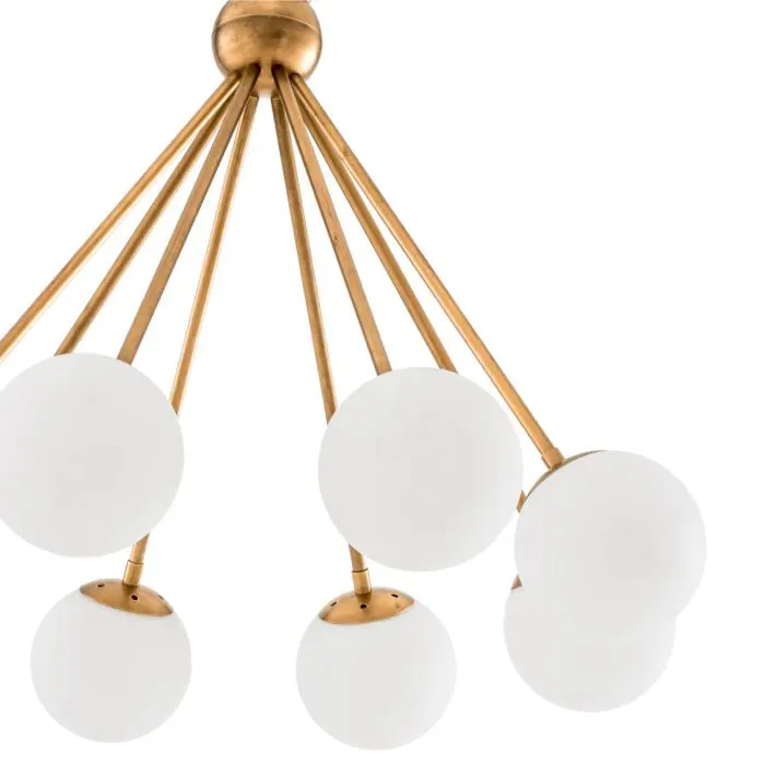 Chandelier Luxor - Antique Brass Finish