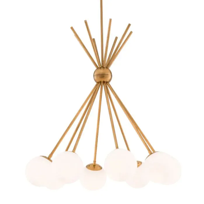Chandelier Luxor - Antique Brass Finish