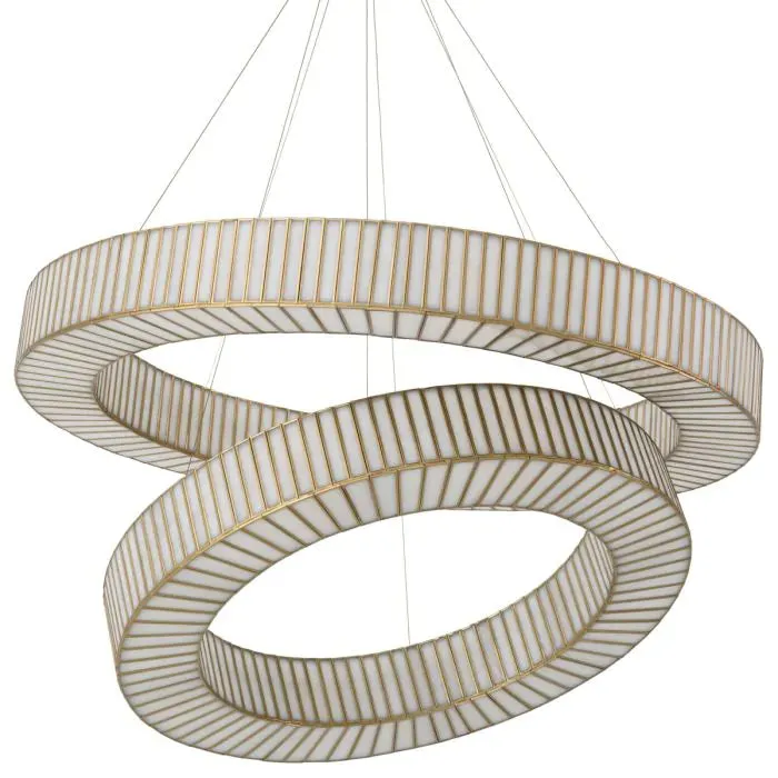 Chandelier Monari - Antique Brass Finish