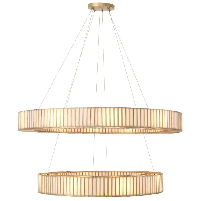 Chandelier Monari - Antique Brass Finish