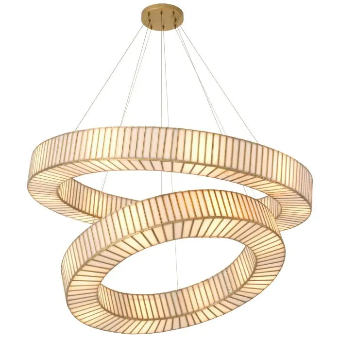 Chandelier Monari - Antique Brass Finish