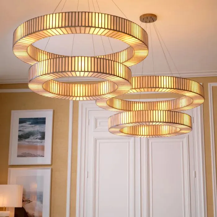 Chandelier Monari - Antique Brass Finish