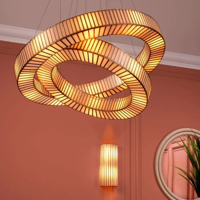 Chandelier Monari - Antique Brass Finish