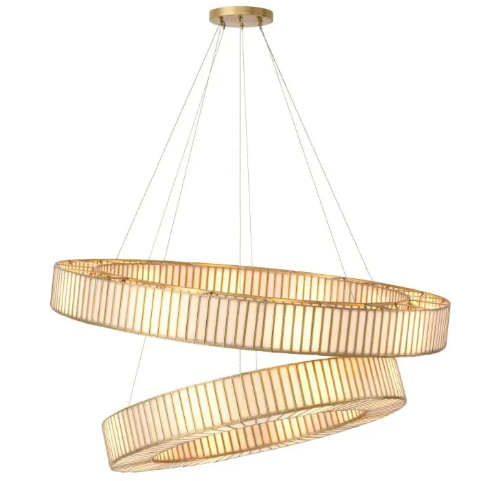 Chandelier Monari - Antique Brass Finish