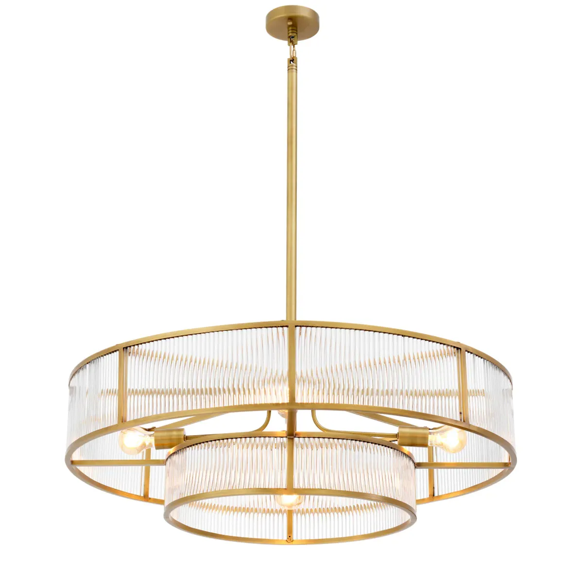 Chandelier Montparnasse - Antique Brass Finish