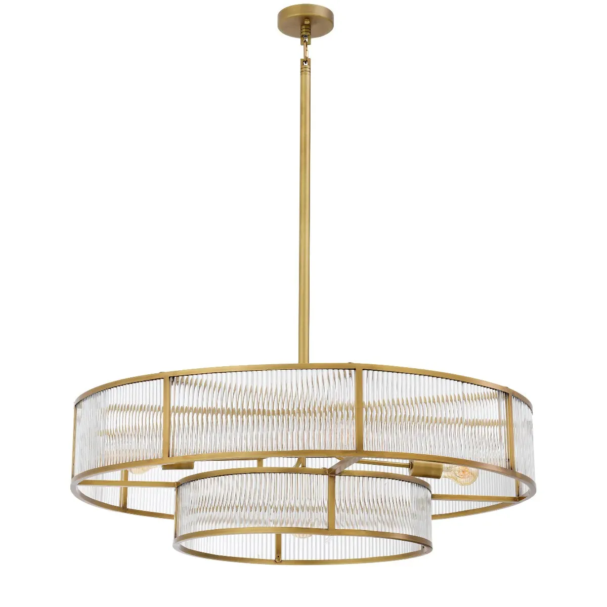 Chandelier Montparnasse - Antique Brass Finish