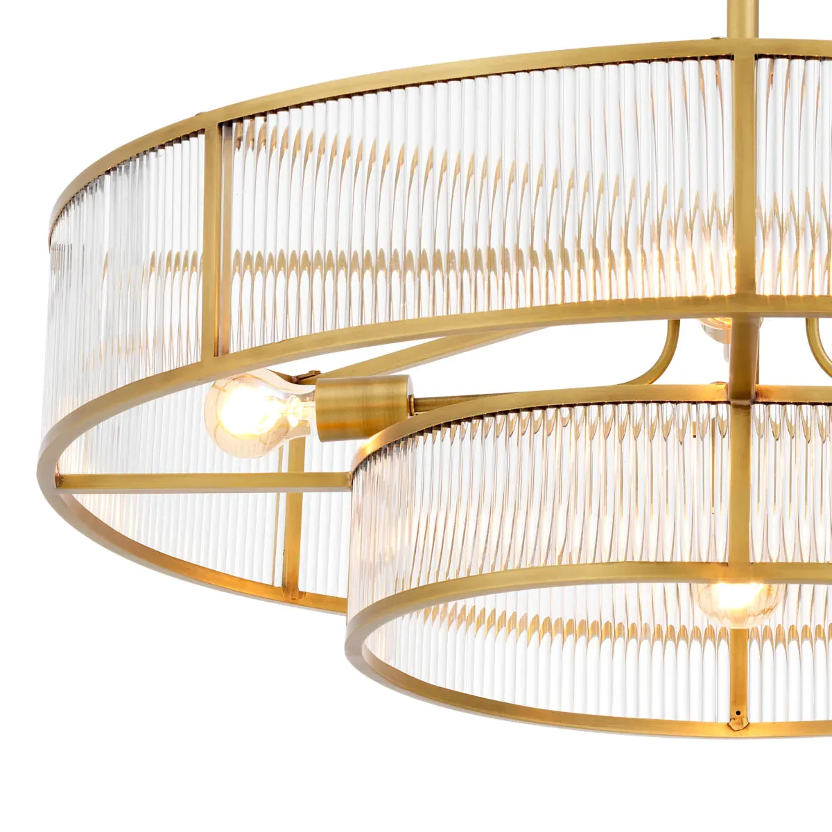Chandelier Montparnasse - Antique Brass Finish