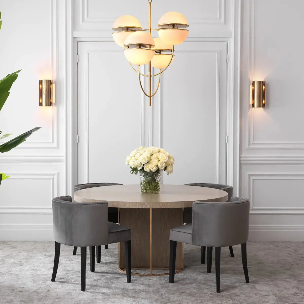 Chandelier Spiridon - Antique Brass Finish