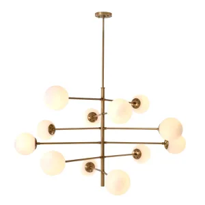 Chandelier Tortora - Antique Brass Finish