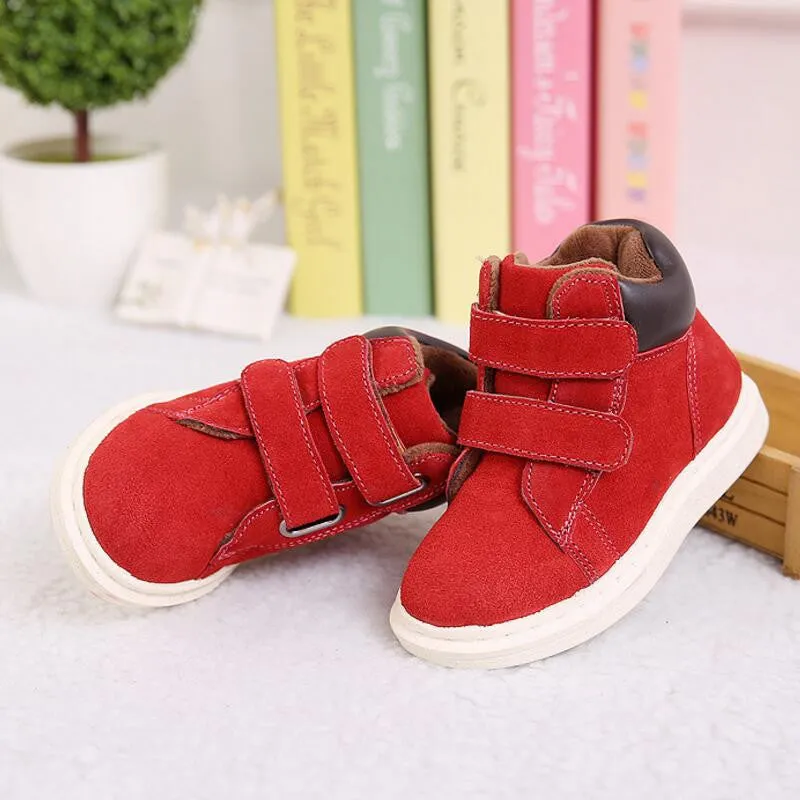 Children Martin Boots Winter Coral Fleece Kids Boots For Girl Shoes With Rubber Soles Of Boys Boots Children Shoes Size