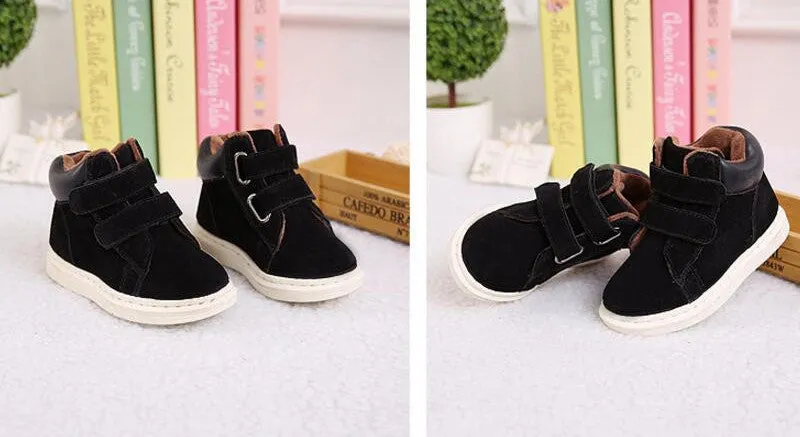 Children Martin Boots Winter Coral Fleece Kids Boots For Girl Shoes With Rubber Soles Of Boys Boots Children Shoes Size