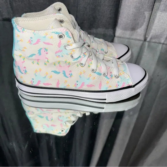 Children's Converse Chuck Taylor Unicorn Canvas High Top Sneaker