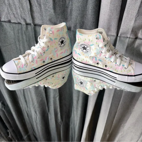 Children's Converse Chuck Taylor Unicorn Canvas High Top Sneaker