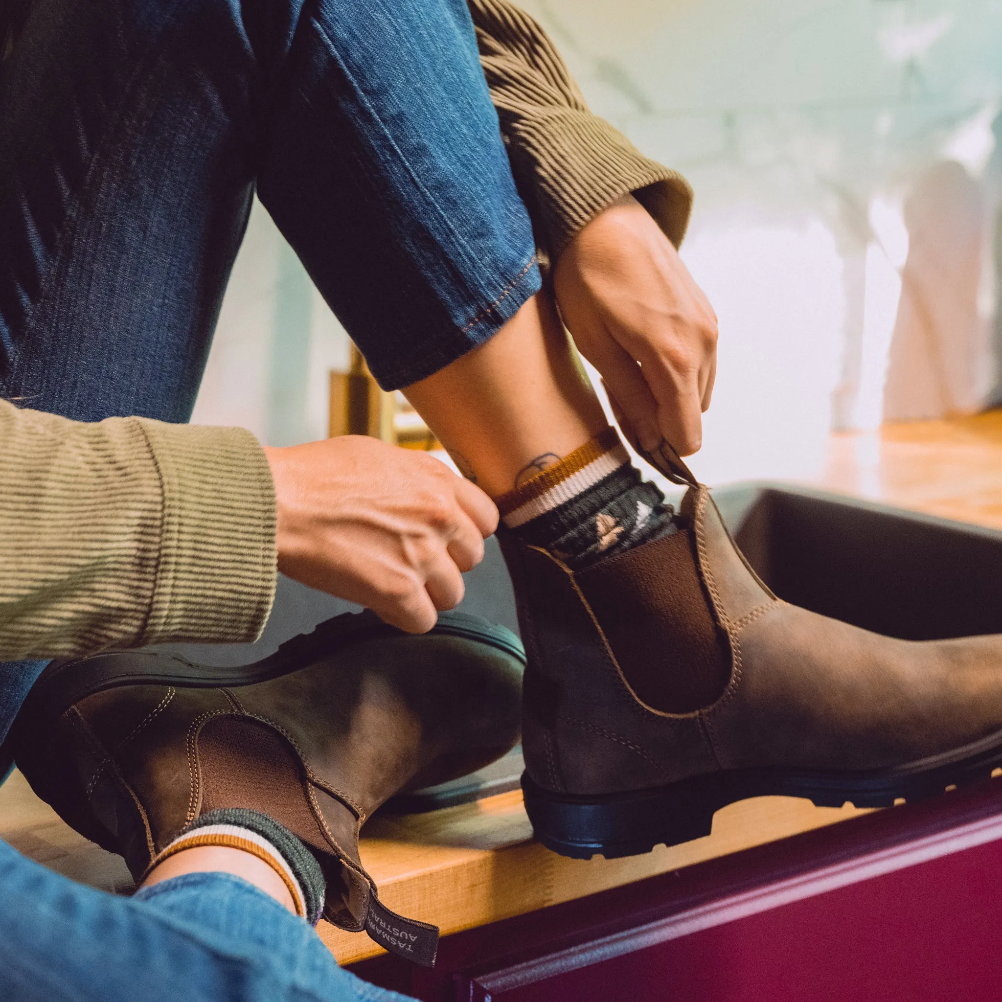 CLASSIC CHELSEA - BROWN - LEATHER