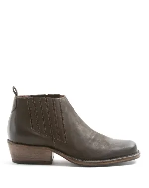 CLU Brown Leather Ankle Boots