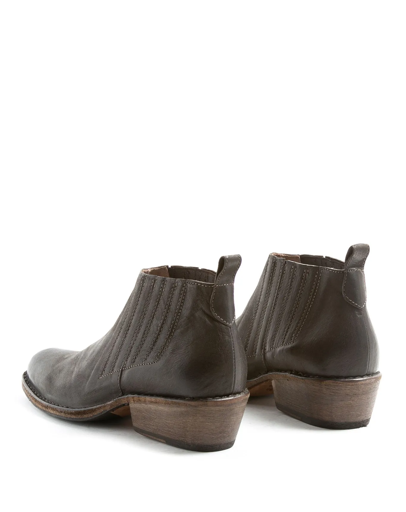 CLU Brown Leather Ankle Boots