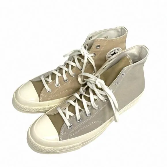 Converse Chuck 70 High Sneakers Beach Stone Canvas Shoes A05658C Men For Casual