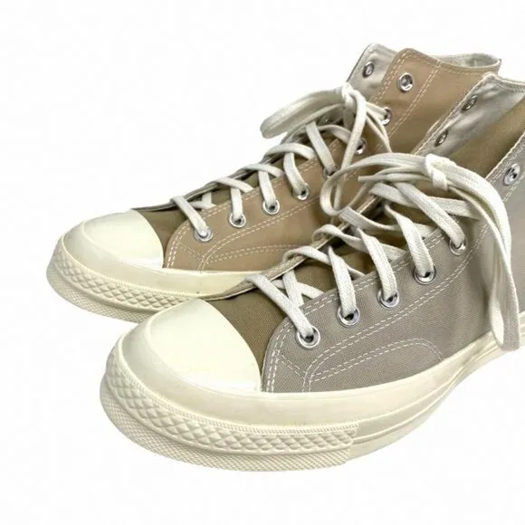 Converse Chuck 70 High Sneakers Beach Stone Canvas Shoes A05658C Men For Casual