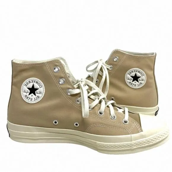 Converse Chuck 70 High Sneakers Beach Stone Canvas Shoes A05658C Men For Casual