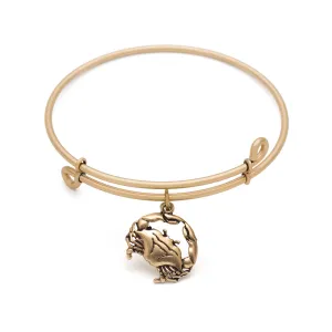 Crab, Bangle Antique Gold Color Finish