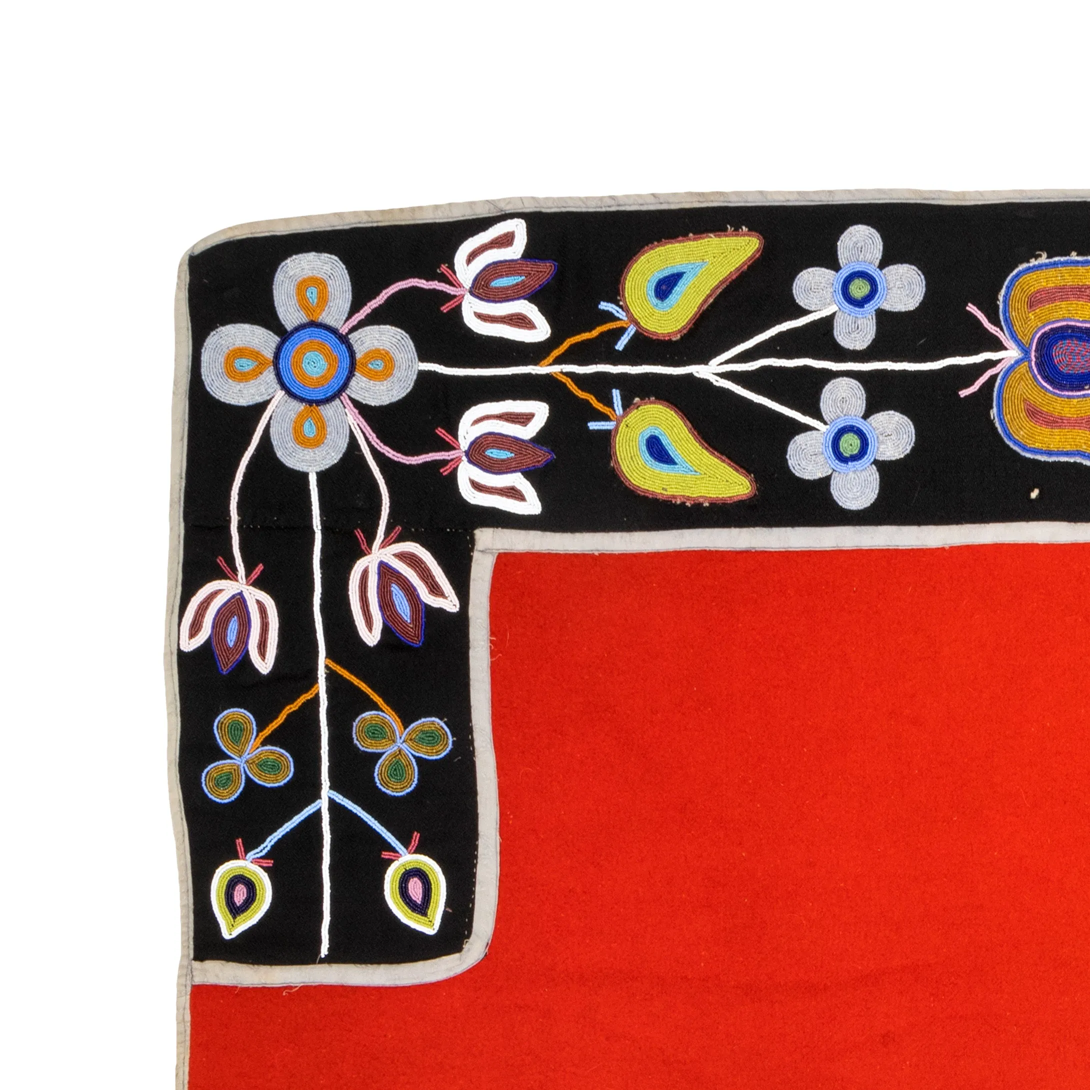 Crow Beaded Saddle Blanket