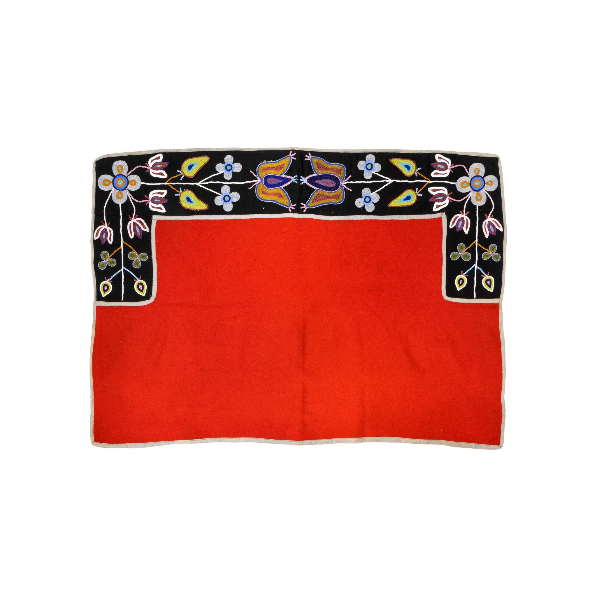 Crow Beaded Saddle Blanket