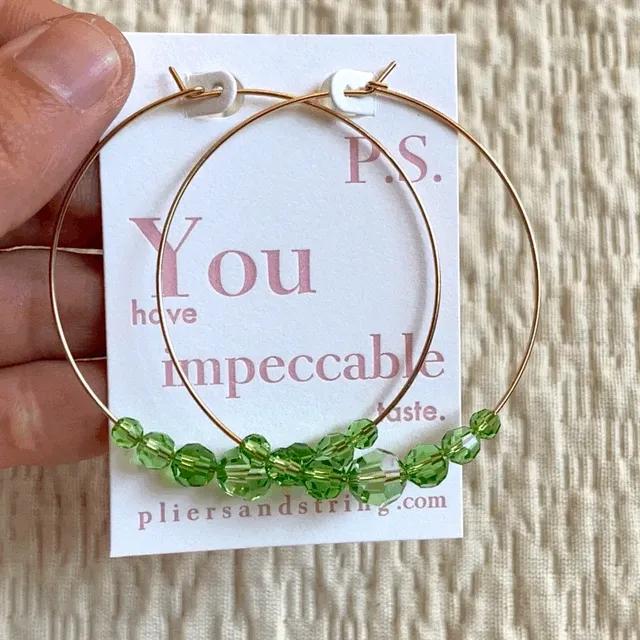 Custom Bead Hoops 53mm