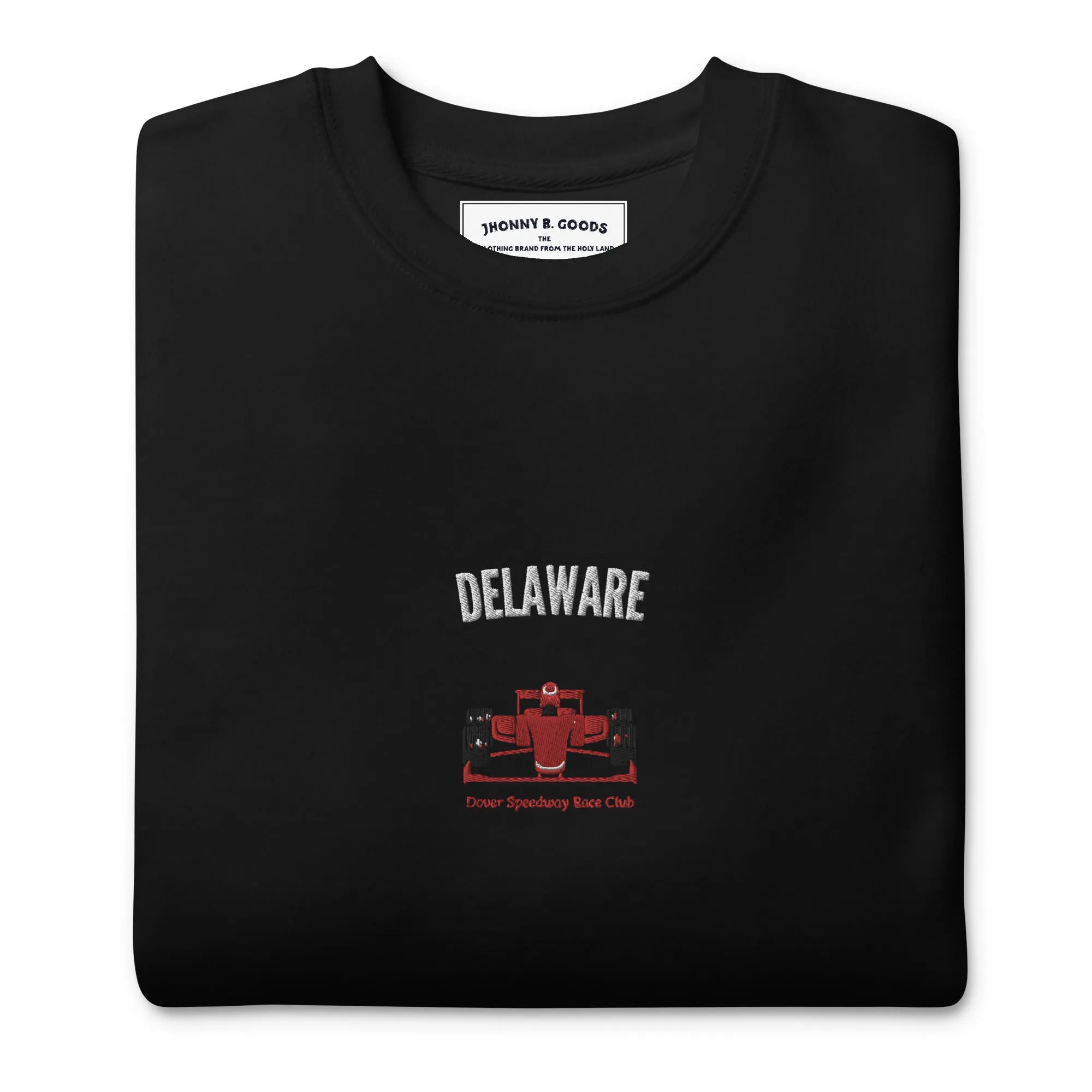 Delaware Racing Embroiderd Unisex Premium Sweatshirt