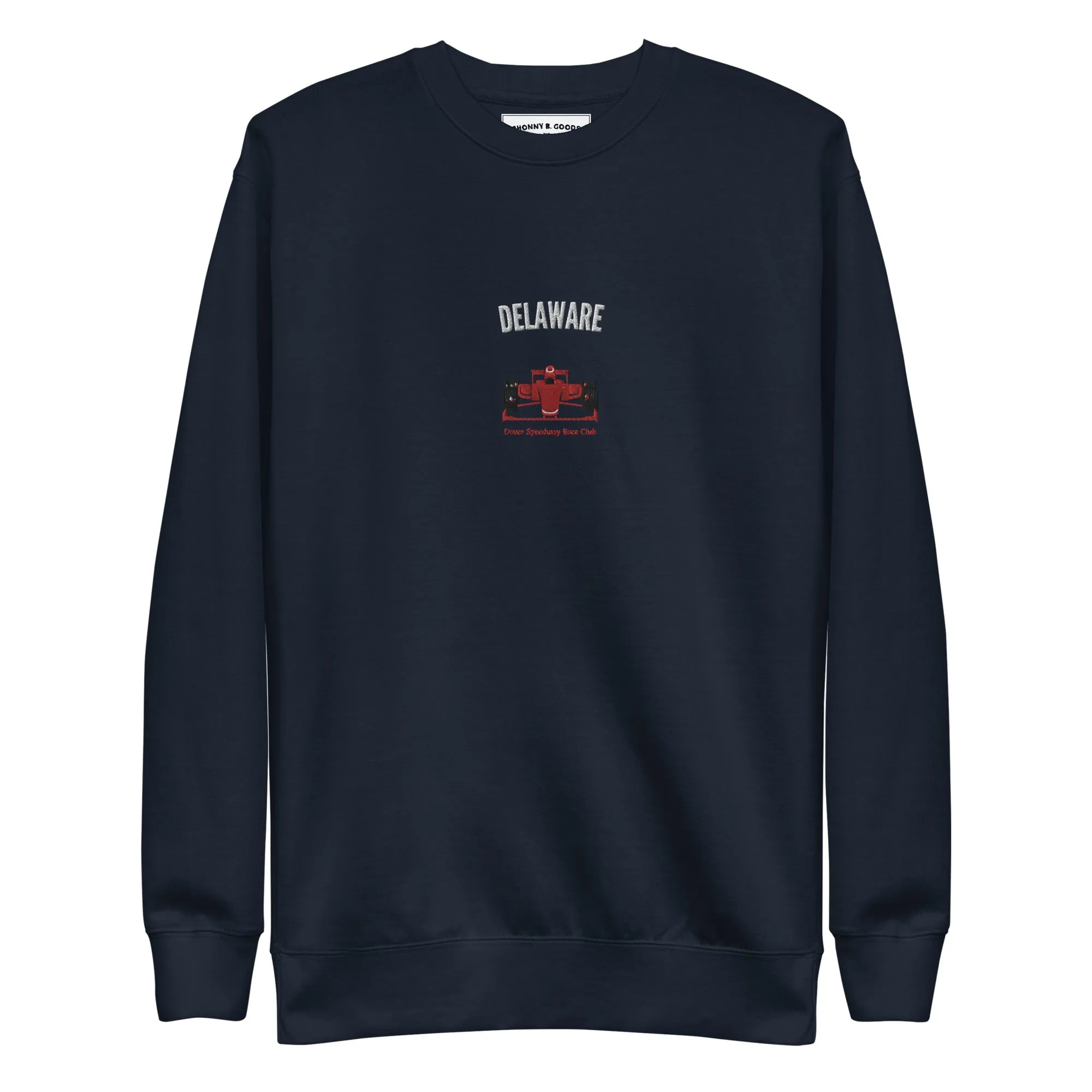 Delaware Racing Embroiderd Unisex Premium Sweatshirt