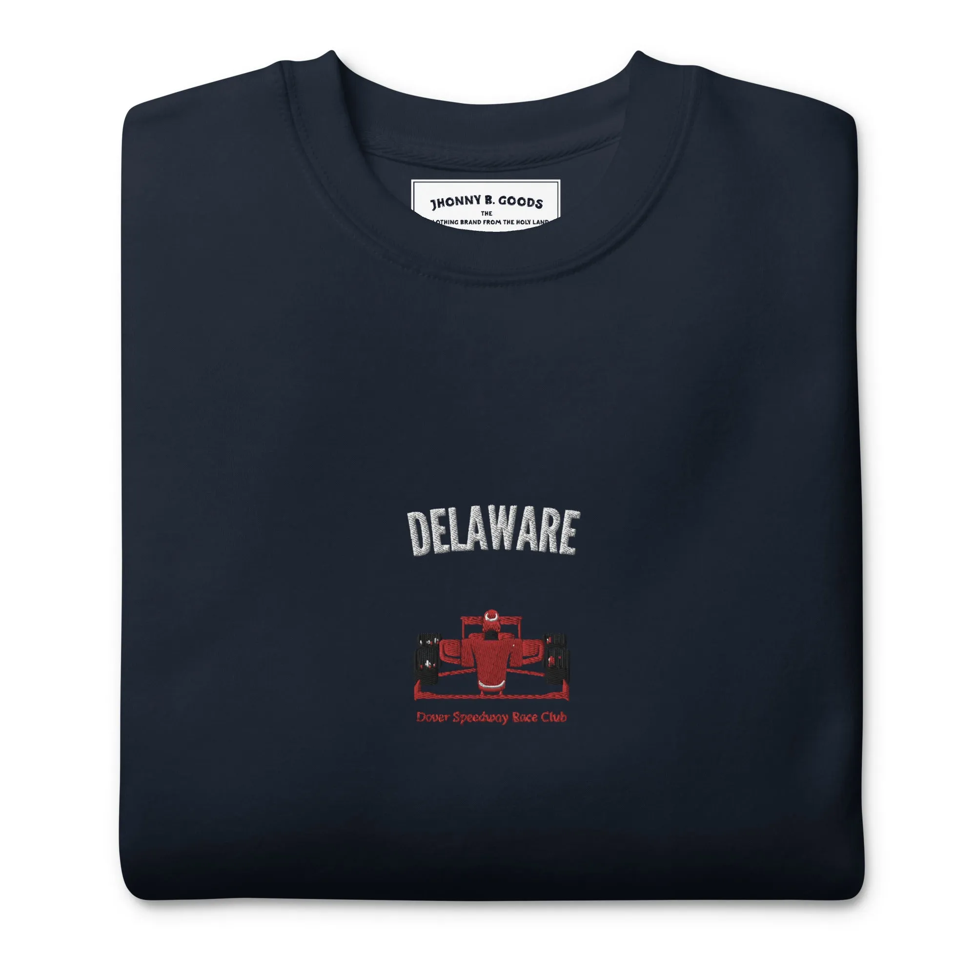 Delaware Racing Embroiderd Unisex Premium Sweatshirt
