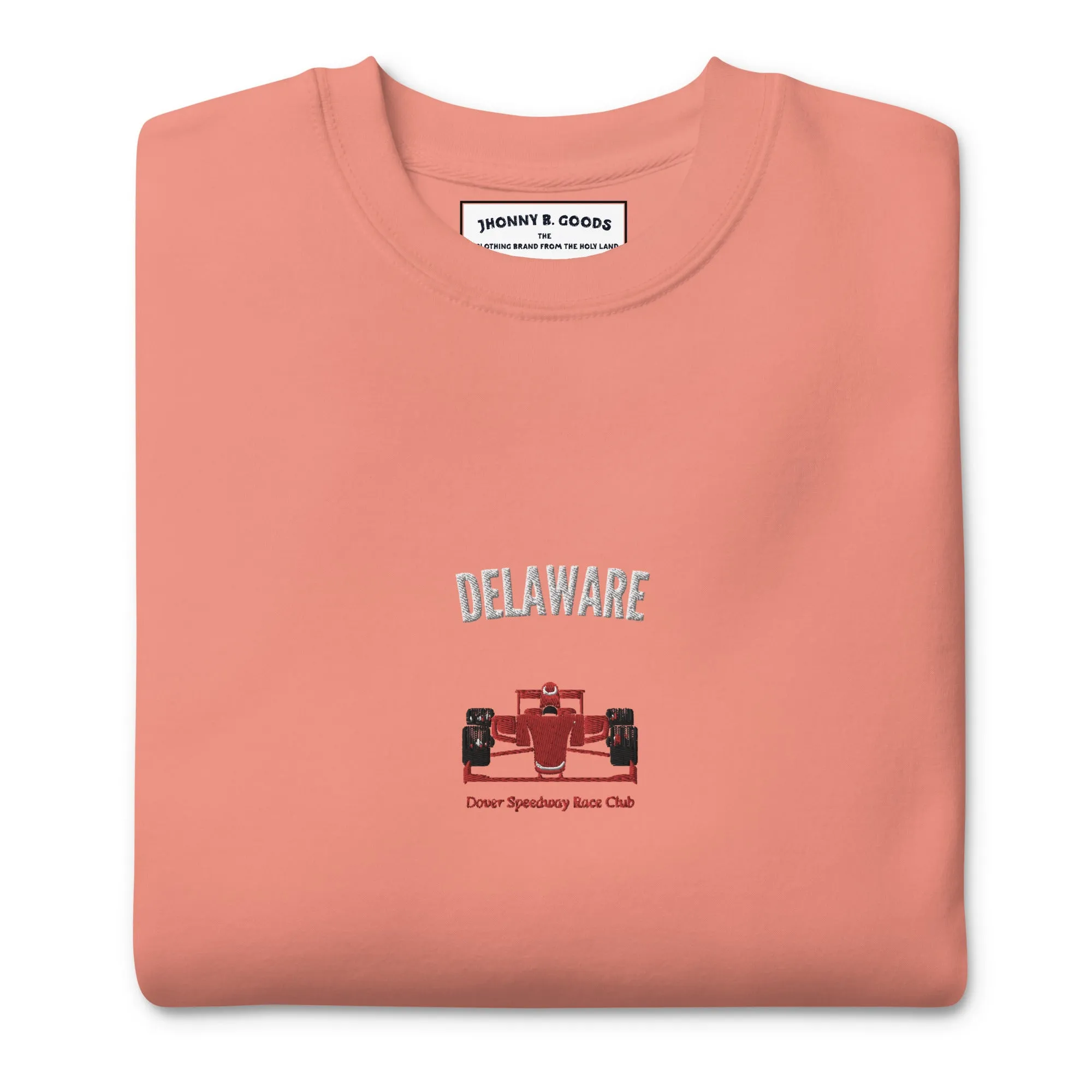 Delaware Racing Embroiderd Unisex Premium Sweatshirt