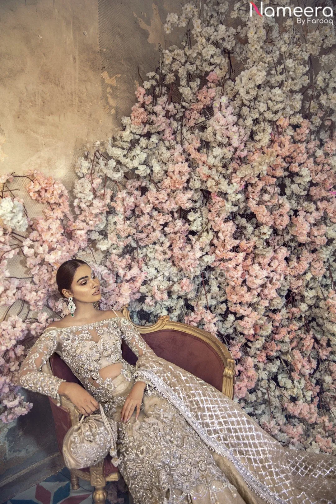 Designer Embroidered Lehenga Outfit for Wedding #BN900