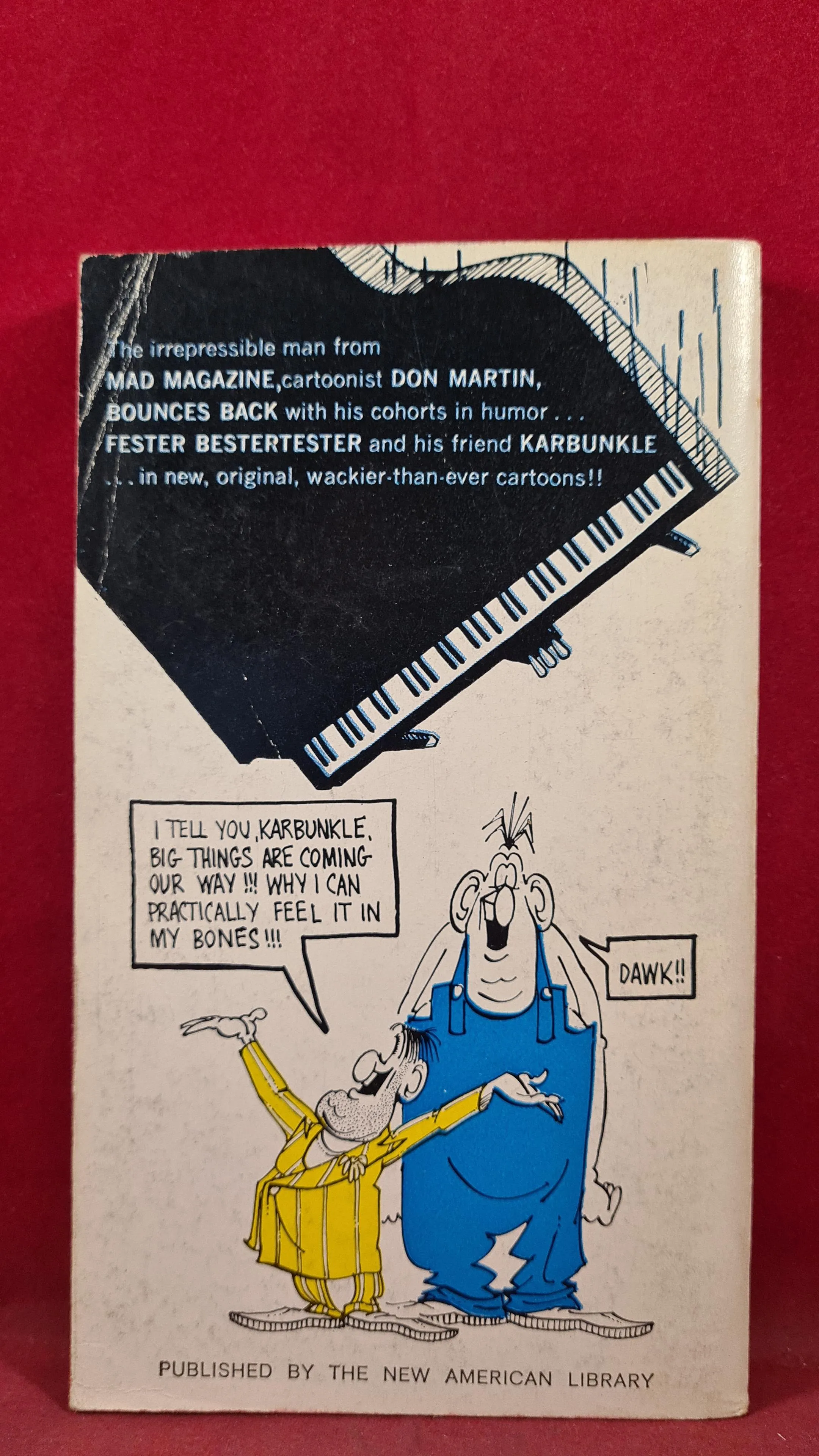 Don Martin - Mad's Maddest Artist Don Martin Bounces Back! Signet, 1st Printing  1963
