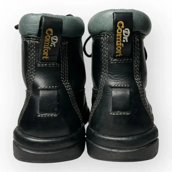 Dr. Comfort Men's Boss Leather Diabetic Boots 7.5M