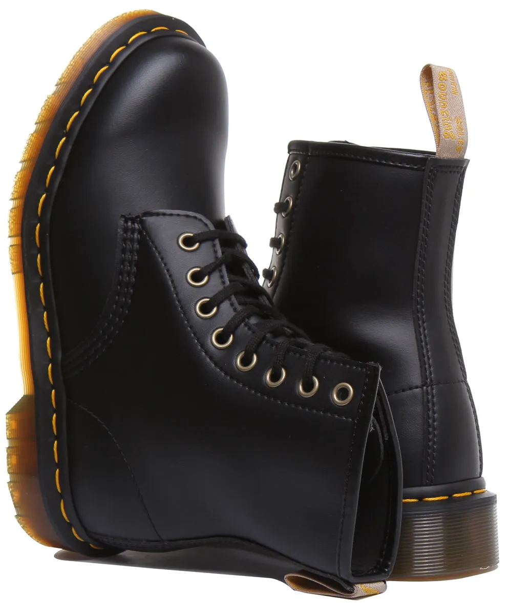 Dr Martens 1460 Vegan In Black For Womens