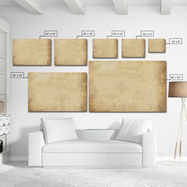 Drawings Dinosaurus Da Vinci Style Vintage Framed Canvas Prints Wall Art Hanging Home Decor