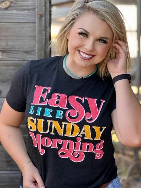 Easy Like Sunday Morning Graphic Tee