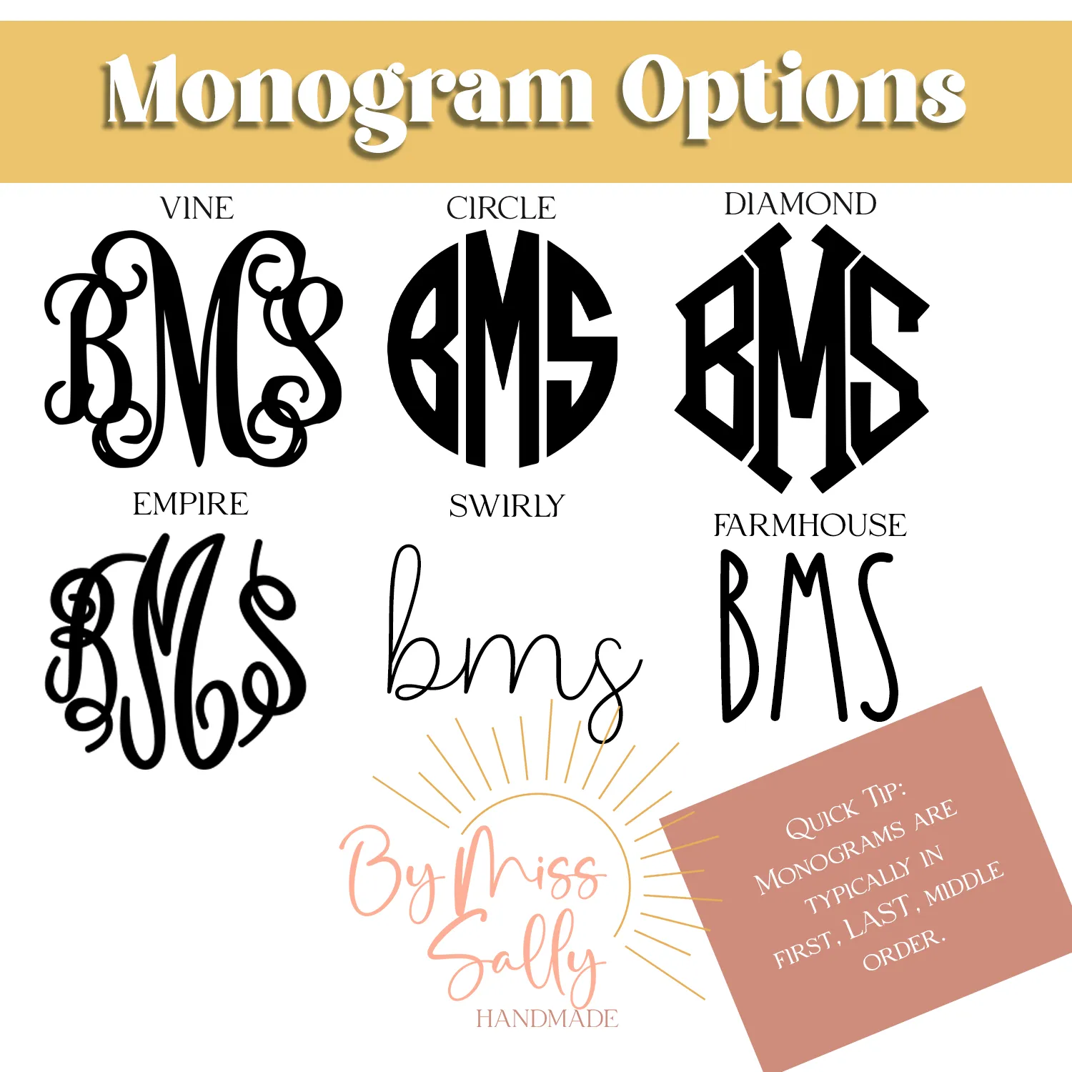 Embroidered Monogram Pocket Tee