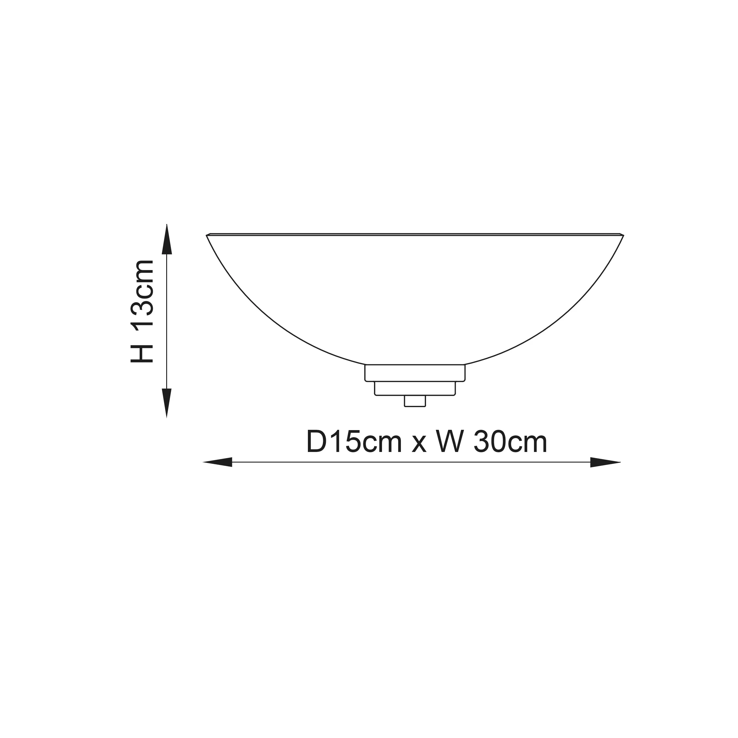 Endon WELLES-1WBAB Welles 1lt Wall Antique brass plate & white glass 60W E27 GLS (Required)