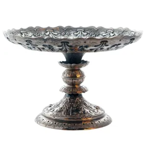 English Victorian Martin Hall and Company Sterling Silver Tazza