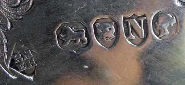 English Victorian Martin Hall and Company Sterling Silver Tazza